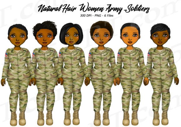 Black Military Women Army Clipart: A Designer's Guide