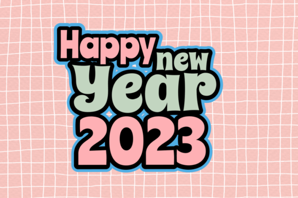 Celebrate with Style: Using the Happy New Year 2023 Retro Font