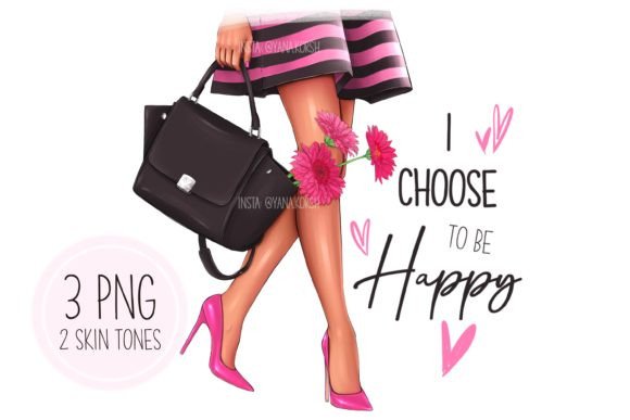 Elevate Your Projects with Stylish Fashion Shoes Clipart & Leg PNGs