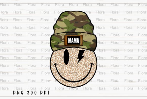 Mama Camo Beanie Mom Smiley Face PNG: Unleash Your Creative Edge