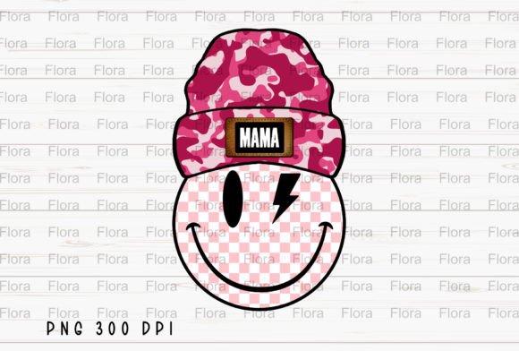Mama Camo Beanie Smiley Face Mom PNG: A Designer's Guide