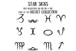 Occult Collection: Star Signs (Symbols) for Modern Designers