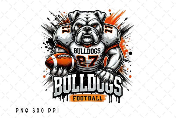 Unleashing School Pride: Bulldogs Football School Spirit PNG