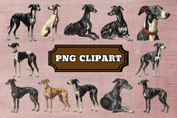 Unlocking Creativity with the Greyhound Dog Clipart Bundle