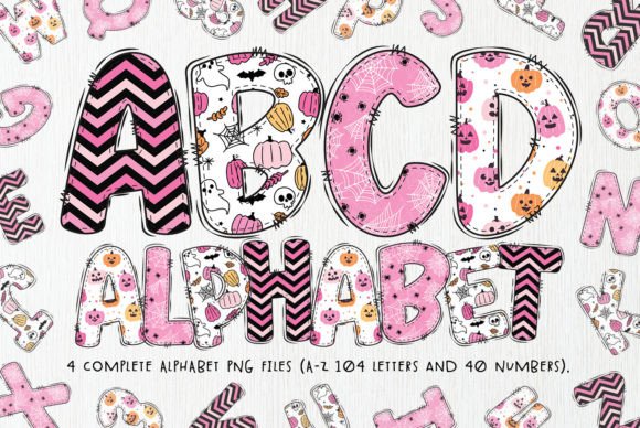 Unlocking Spooky Design with Halloween Alphabet Letters Sublimation