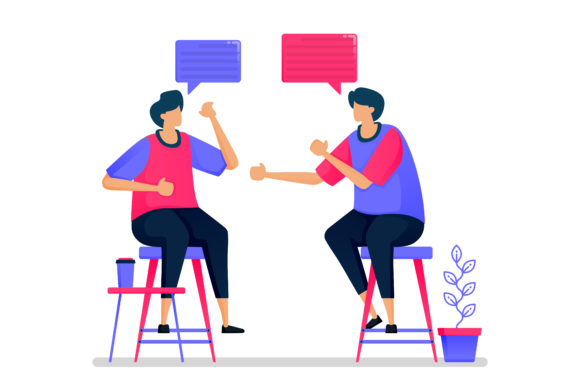 Visualize Teamwork: People Are Chatting and Brainstorming
